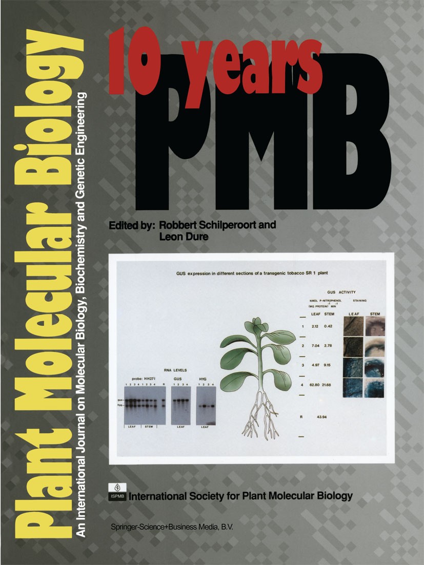 Titlebook: 10 Years Plant Molecular Biology; Robbert A. Schilperoort,Leon Dure Book 1992 Springer Science+Business Media Dordrecht 1992 Chloroplast.E Titlebook: 10 Years Plant Molecular Biology; Robbert A. Schilperoort,Leon Dure Book 1992 Springer Science+Business Media Dordrecht 1992 Chloroplast.E