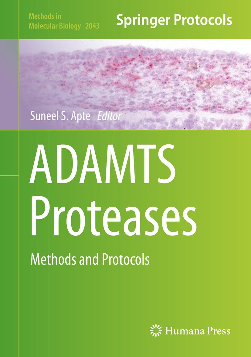 Titlebook: ADAMTS Proteases; Methods and Protocol Suneel S. Apte Book 2020 Springer Science+Business Media, LLC, part of Springer Nature 2020 neo-epit Titlebook: ADAMTS Proteases; Methods and Protocol Suneel S. Apte Book 2020 Springer Science+Business Media, LLC, part of Springer Nature 2020 neo-epit