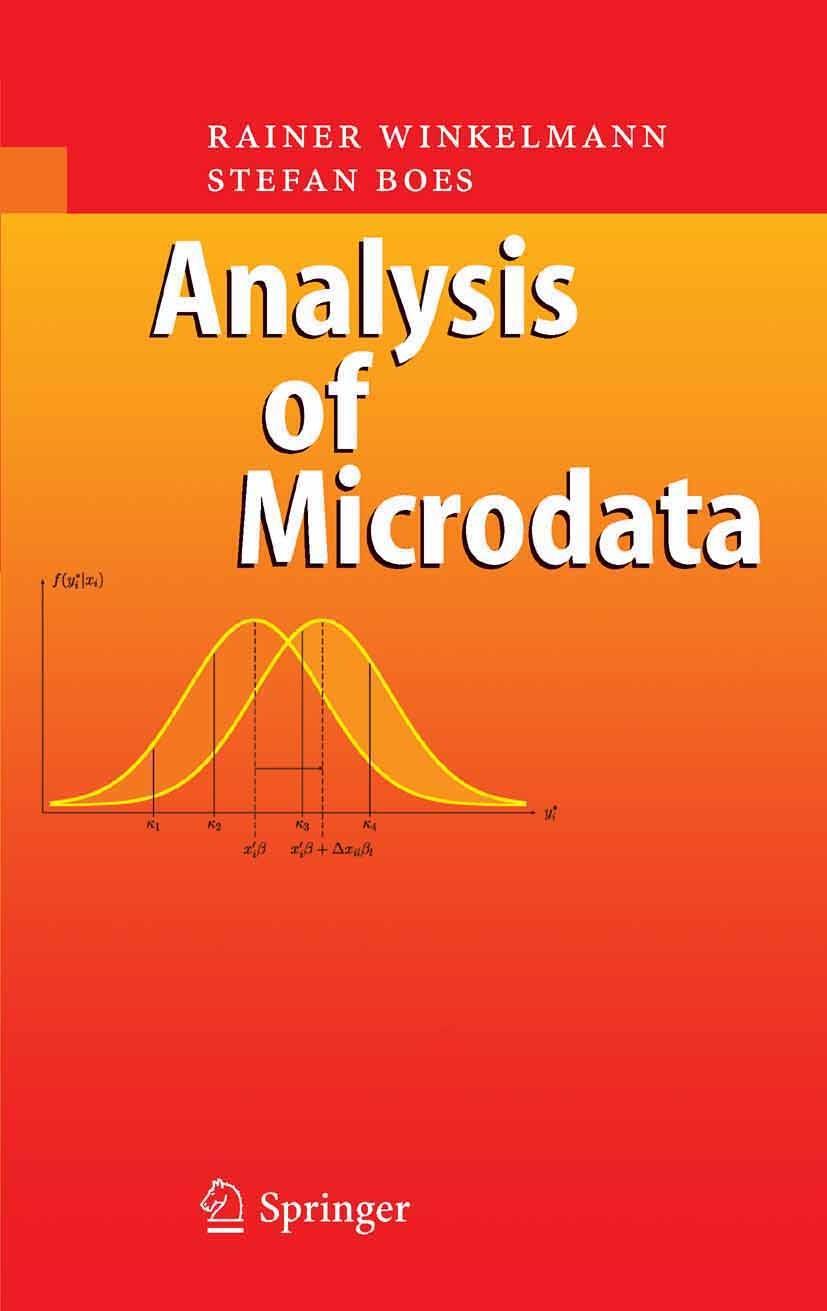 Titlebook: Analysis of Microdata; Rainer Winkelmann,Stefan Boes Book 20061st edition Springer-Verlag Berlin Heidelberg 2006 Conditional Probability M Titlebook: Analysis of Microdata; Rainer Winkelmann,Stefan Boes Book 20061st edition Springer-Verlag Berlin Heidelberg 2006 Conditional Probability M