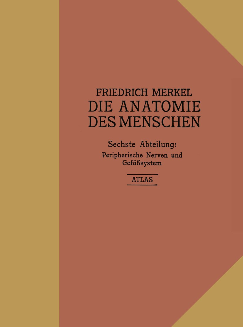 Titlebook: Atlas zu Peripherische Nerven und Gefäßsystem; Friedrich Merkel Book 1918 Springer-Verlag Berlin Heidelberg 1918 Anatomie.Atlas.Chirurgie. Titlebook: Atlas zu Peripherische Nerven und Gefäßsystem; Friedrich Merkel Book 1918 Springer-Verlag Berlin Heidelberg 1918 Anatomie.Atlas.Chirurgie.