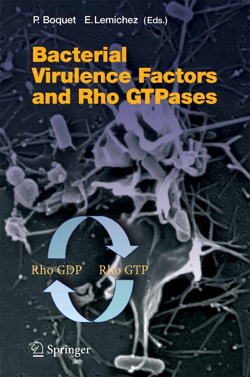 Titlebook: Bacterial Virulence Factors and Rho GTPases; Patrice Boquet (Professor Dr.),Emmanuel Lemichez ( Book 2005 The Editor(s) (if applicable) an Titlebook: Bacterial Virulence Factors and Rho GTPases; Patrice Boquet (Professor Dr.),Emmanuel Lemichez ( Book 2005 The Editor(s) (if applicable) an