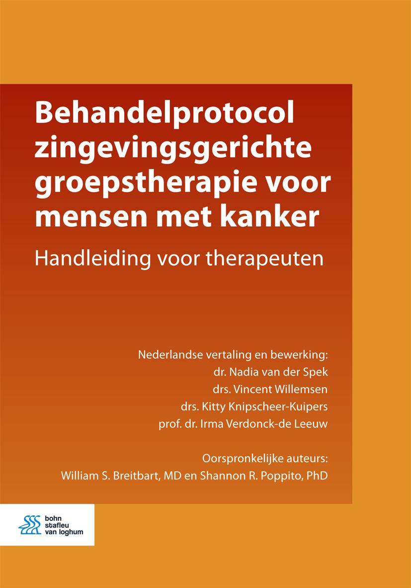 Titlebook: Behandelprotocol zingevingsgerichte groepstherapie voor mensen met kanker; Handleiding voor the Nadia van der Spek,Vincent Willemsen,Shanno Titlebook: Behandelprotocol zingevingsgerichte groepstherapie voor mensen met kanker; Handleiding voor the Nadia van der Spek,Vincent Willemsen,Shanno