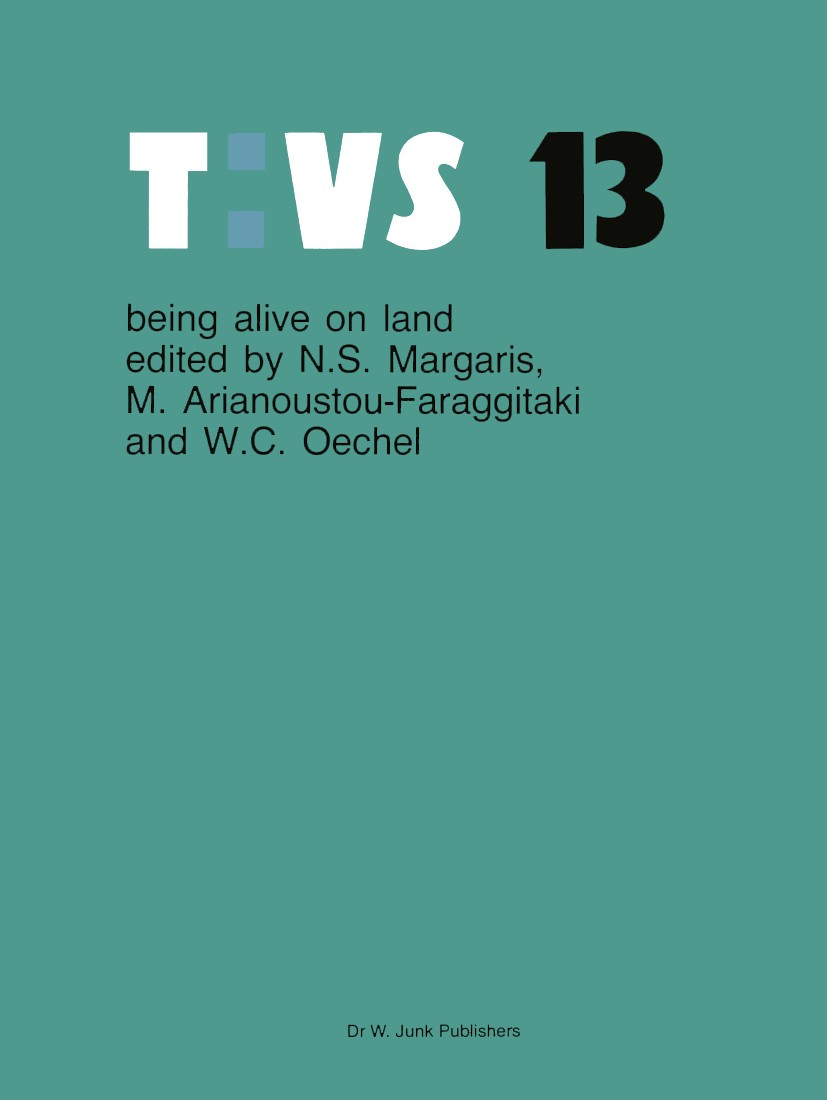 Titlebook: Being alive on land; Proceedings of the I N. S. Margaris,M. Arianoustou-Faraggitaki,W. C. Oe Conference proceedings 19841st edition Dr W. J Titlebook: Being alive on land; Proceedings of the I N. S. Margaris,M. Arianoustou-Faraggitaki,W. C. Oe Conference proceedings 19841st edition Dr W. J