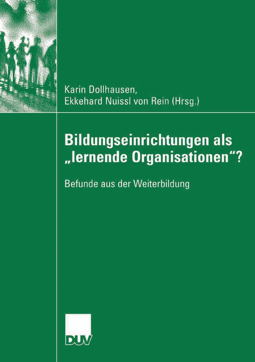 Titlebook: Bildungseinrichtungen als Titlebook: Bildungseinrichtungen als