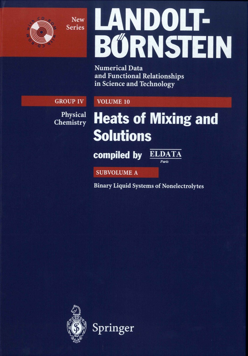 Titlebook: Binary Liquid Systems of Nonelectrolytes; H.V. Kehiaian Book 2004Latest edition Springer-Verlag Berlin Heidelberg 2004 Enthalpie.Enthalpy. Titlebook: Binary Liquid Systems of Nonelectrolytes; H.V. Kehiaian Book 2004Latest edition Springer-Verlag Berlin Heidelberg 2004 Enthalpie.Enthalpy.