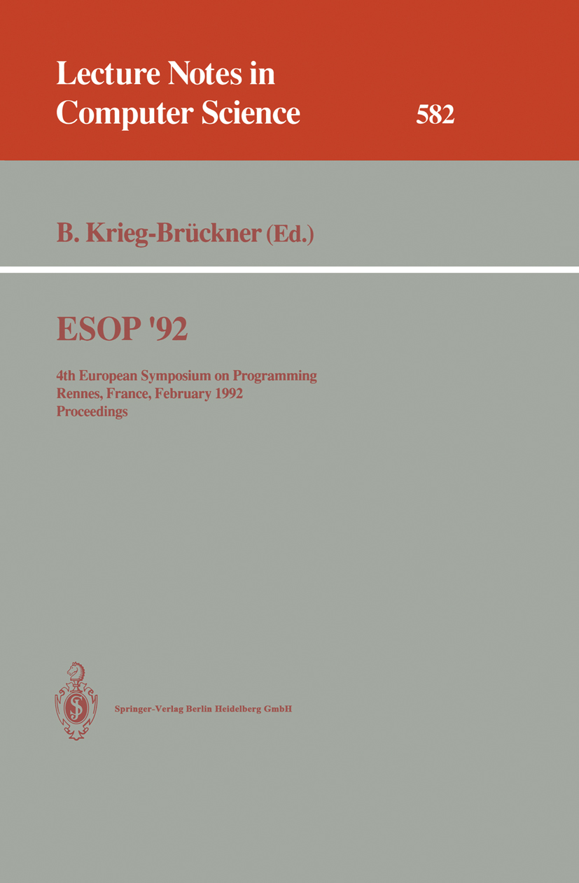 Titlebook: CAAP ‘92; 17th Colloquium on T J. -C. Raoult Conference proceedings 1992 Springer-Verlag Berlin Heidelberg 1992 Conditional Equations.Diskr Titlebook: CAAP ‘92; 17th Colloquium on T J. -C. Raoult Conference proceedings 1992 Springer-Verlag Berlin Heidelberg 1992 Conditional Equations.Diskr