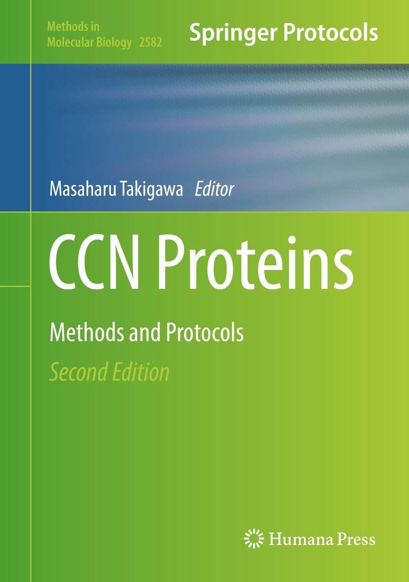 Titlebook: CCN Proteins; Methods and Protocol Masaharu Takigawa Book 2023Latest edition The Editor(s) (if applicable) and The Author(s), under exclusi Titlebook: CCN Proteins; Methods and Protocol Masaharu Takigawa Book 2023Latest edition The Editor(s) (if applicable) and The Author(s), under exclusi