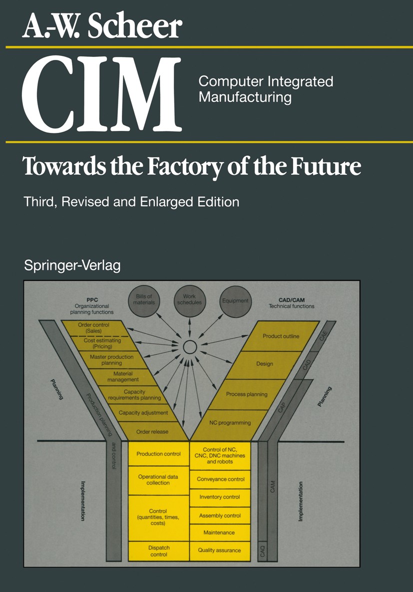 Titlebook: CIM Computer Integrated Manufacturing; Towards the Factory August-Wilhelm Scheer Book 19943rd edition Springer-Verlag Berlin · Heidelberg Titlebook: CIM Computer Integrated Manufacturing; Towards the Factory August-Wilhelm Scheer Book 19943rd edition Springer-Verlag Berlin · Heidelberg