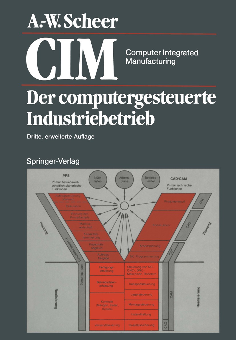 Titlebook: CIM Computer Integrated Manufacturing; Der computergesteuer August-Wilhelm Scheer Book 19883rd edition Springer-Verlag Berlin Heidelberg 19 Titlebook: CIM Computer Integrated Manufacturing; Der computergesteuer August-Wilhelm Scheer Book 19883rd edition Springer-Verlag Berlin Heidelberg 19