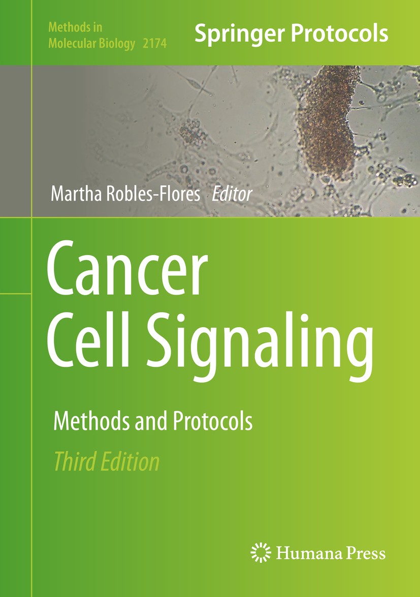 Titlebook: Cancer Cell Signaling; Methods and Protocol Martha Robles-Flores Book 2021Latest edition Springer Science+Business Media, LLC, part of Spri Titlebook: Cancer Cell Signaling; Methods and Protocol Martha Robles-Flores Book 2021Latest edition Springer Science+Business Media, LLC, part of Spri