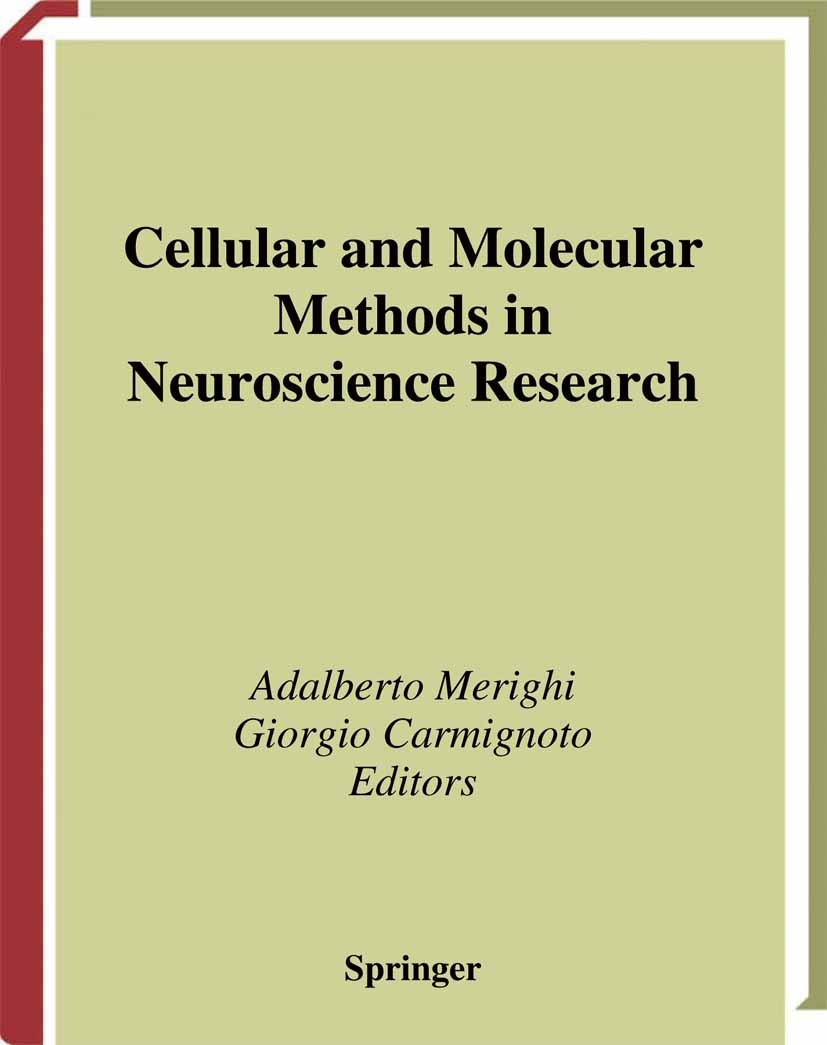 Titlebook: Cellular and Molecular Methods in Neuroscience Research; Adalberto Merighi,Giorgio Carmignoto Book 2002 Springer Science+Business Media Ne Titlebook: Cellular and Molecular Methods in Neuroscience Research; Adalberto Merighi,Giorgio Carmignoto Book 2002 Springer Science+Business Media Ne