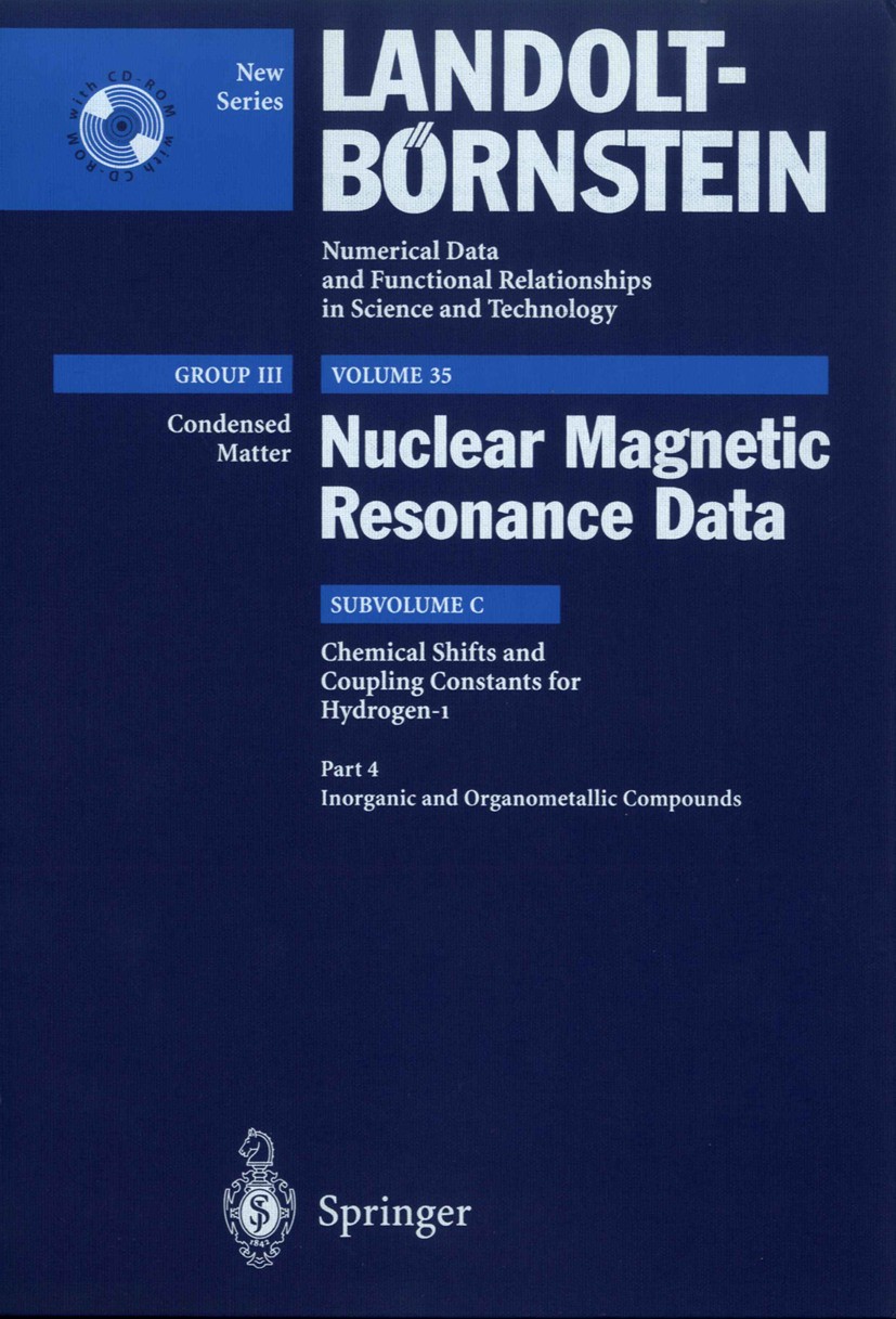 Titlebook: Inorganic and Organometallic Compounds; R. R. Gupta,M. D. Lechner Book 2001Latest edition Springer-Verlag Berlin Heidelberg 2001 Compound. Titlebook: Inorganic and Organometallic Compounds; R. R. Gupta,M. D. Lechner Book 2001Latest edition Springer-Verlag Berlin Heidelberg 2001 Compound.