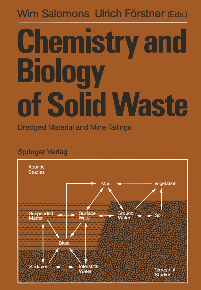 Titlebook: Chemistry and Biology of Solid Waste; Dredged Material and Wim Salomons,Ulrich Förstner Book 1988 Springer-Verlag Berlin Heidelberg 1988 Co Titlebook: Chemistry and Biology of Solid Waste; Dredged Material and Wim Salomons,Ulrich Förstner Book 1988 Springer-Verlag Berlin Heidelberg 1988 Co