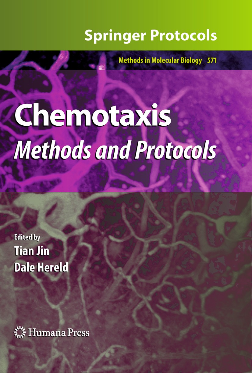 Titlebook: Chemotaxis; Methods and Protocol Tian Jin,Dale Hereld Book 2009 Humana Press 2009 Activation.Calcium.Migration.PCR.Vivo.molecular biology.r Titlebook: Chemotaxis; Methods and Protocol Tian Jin,Dale Hereld Book 2009 Humana Press 2009 Activation.Calcium.Migration.PCR.Vivo.molecular biology.r