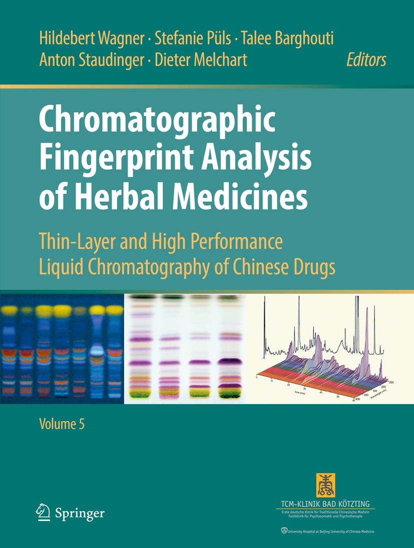 Titlebook: Chromatographic Fingerprint Analysis of Herbal Medicines Volume V; Thin-Layer and High Hildebert Wagner,Stefanie Püls,Dieter Melchart Book Titlebook: Chromatographic Fingerprint Analysis of Herbal Medicines Volume V; Thin-Layer and High Hildebert Wagner,Stefanie Püls,Dieter Melchart Book