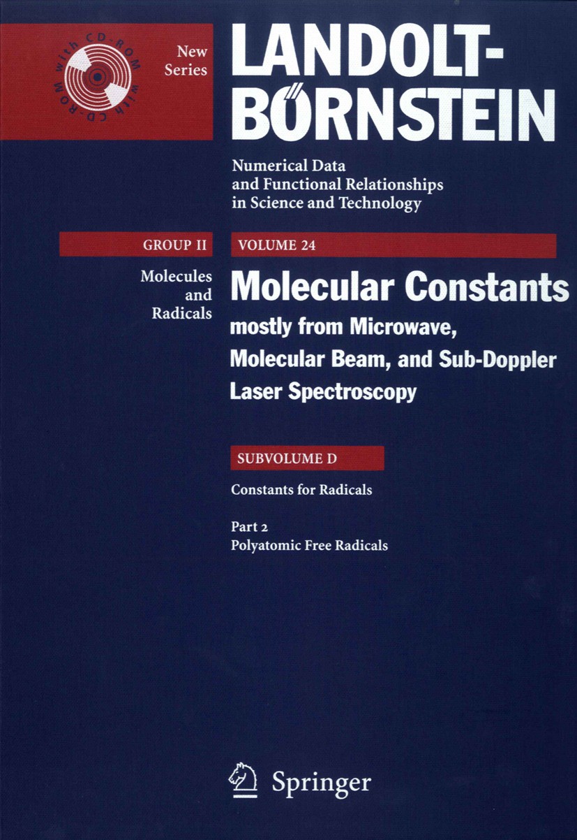 Titlebook: Polyatomic Free Radicals; W. Hüttner Book 20051st edition Springer-Verlag Berlin Heidelberg 2005 KLTcatalog.electric dipole moments.hinder Titlebook: Polyatomic Free Radicals; W. Hüttner Book 20051st edition Springer-Verlag Berlin Heidelberg 2005 KLTcatalog.electric dipole moments.hinder
