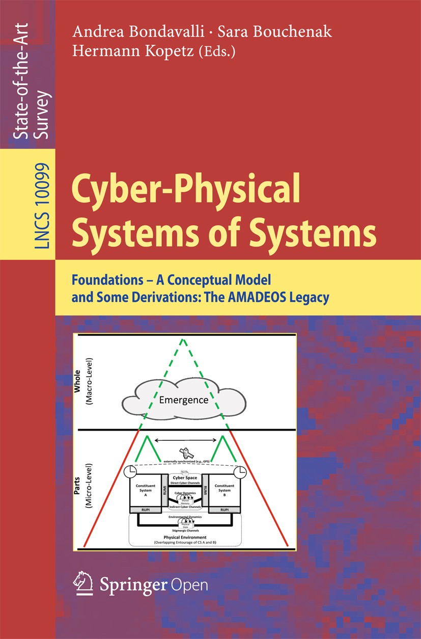 Titlebook: Cyber-Physical Systems of Systems; Foundations – A Conc Andrea Bondavalli,Sara Bouchenak,Hermann Kopetz Book‘‘‘‘‘‘‘‘ 2016 The Editor(s) (if Titlebook: Cyber-Physical Systems of Systems; Foundations – A Conc Andrea Bondavalli,Sara Bouchenak,Hermann Kopetz Book‘‘‘‘‘‘‘‘ 2016 The Editor(s) (if