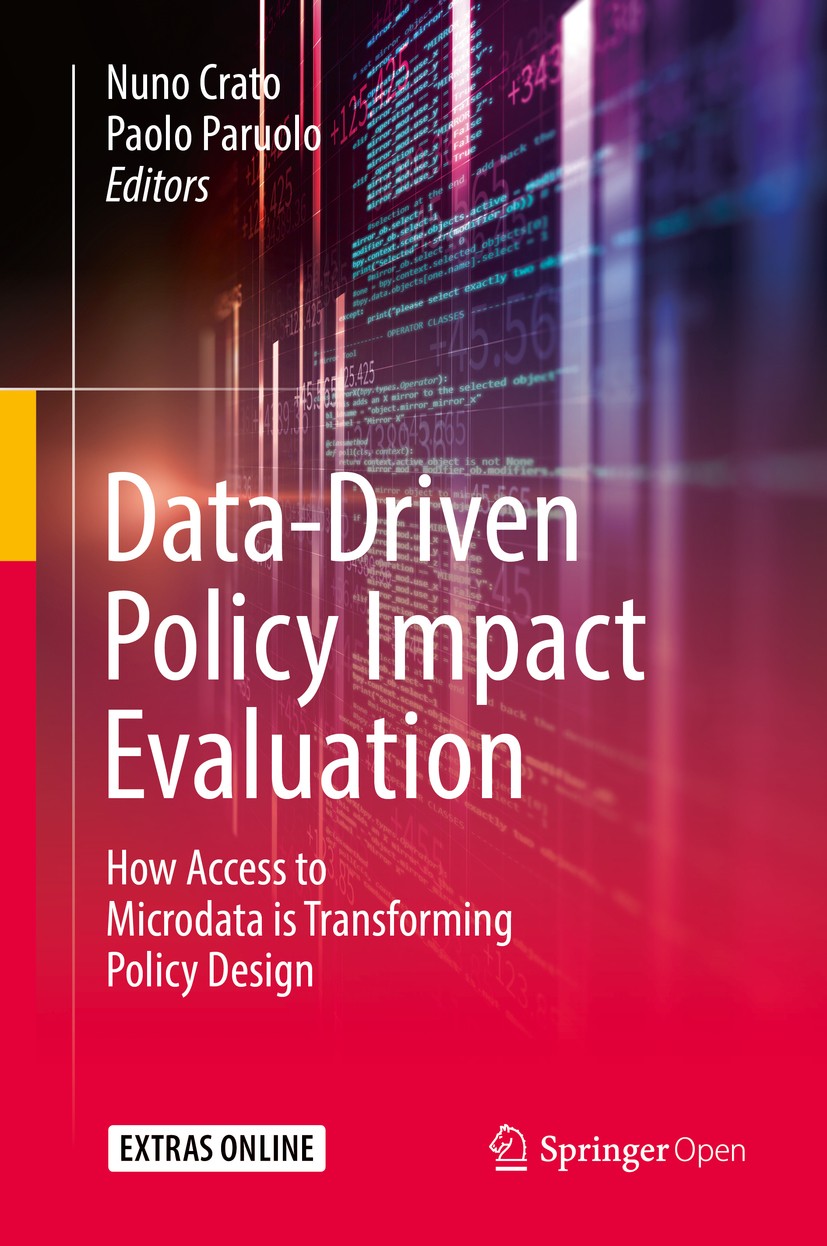 Titlebook: Data-Driven Policy Impact Evaluation; How Access to Microd Nuno Crato,Paolo Paruolo Book‘‘‘‘‘‘‘‘ 2019 The Editor(s) (if applicable) and The Titlebook: Data-Driven Policy Impact Evaluation; How Access to Microd Nuno Crato,Paolo Paruolo Book‘‘‘‘‘‘‘‘ 2019 The Editor(s) (if applicable) and The