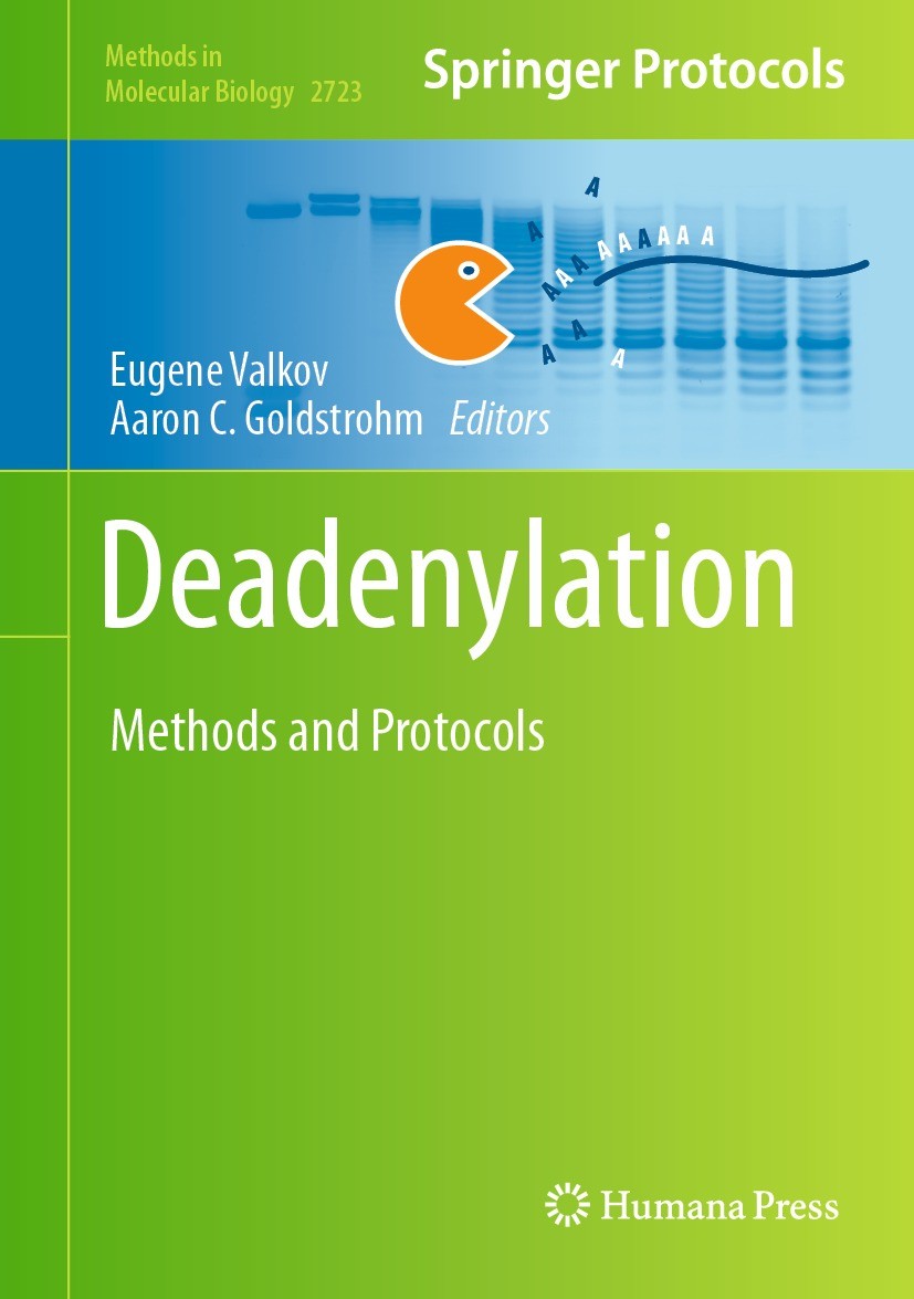 Titlebook: Deadenylation; Methods and Protocol Eugene Valkov,Aaron C. Goldstrohm Book 2024 This is a U.S. government work and not under copyright prot Titlebook: Deadenylation; Methods and Protocol Eugene Valkov,Aaron C. Goldstrohm Book 2024 This is a U.S. government work and not under copyright prot