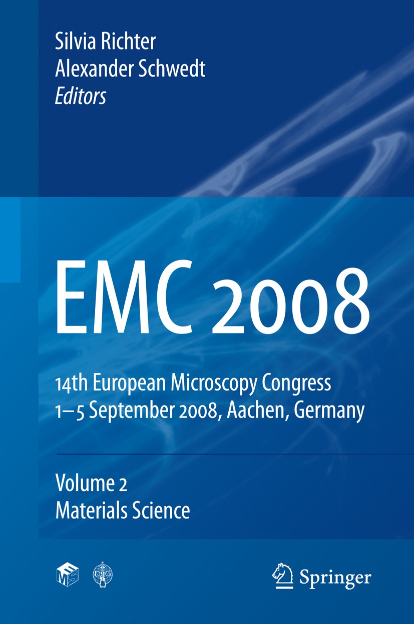 Titlebook: EMC 2008; Vol 2: Materials Sci Silvia Richter,Alexander Schwedt Conference proceedings 20081st edition Springer-Verlag Berlin Heidelberg 20 Titlebook: EMC 2008; Vol 2: Materials Sci Silvia Richter,Alexander Schwedt Conference proceedings 20081st edition Springer-Verlag Berlin Heidelberg 20