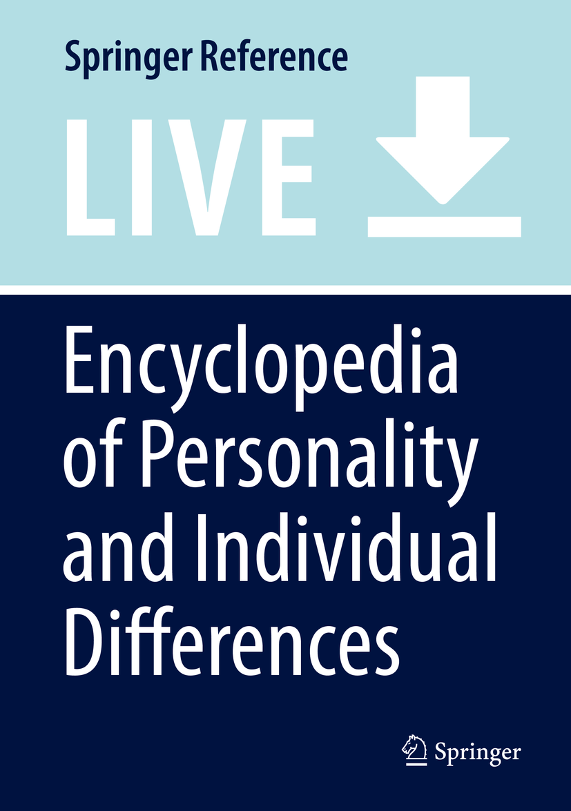 Titlebook: Encyclopedia of Personality and Individual Differences; Virgil Zeigler-Hill,Todd K. Shackelford Living reference work 20200th edition cog Titlebook: Encyclopedia of Personality and Individual Differences; Virgil Zeigler-Hill,Todd K. Shackelford Living reference work 20200th edition cog