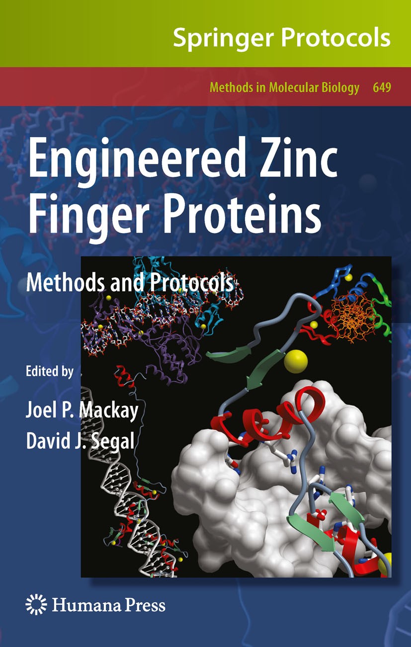 Titlebook: Engineered Zinc Finger Proteins; Methods and Protocol Joel P. Mackay,David J. Segal Book 2010 Springer Science + Business Media, LLC 2010 A Titlebook: Engineered Zinc Finger Proteins; Methods and Protocol Joel P. Mackay,David J. Segal Book 2010 Springer Science + Business Media, LLC 2010 A