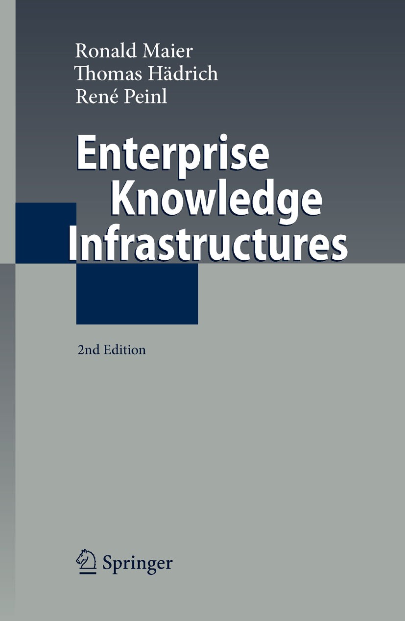 Titlebook: Enterprise Knowledge Infrastructures; René Peinl ,Thomas Hädrich,Ronald Maier Textbook 2009Latest edition Springer-Verlag Berlin Heidelber Titlebook: Enterprise Knowledge Infrastructures; René Peinl ,Thomas Hädrich,Ronald Maier Textbook 2009Latest edition Springer-Verlag Berlin Heidelber