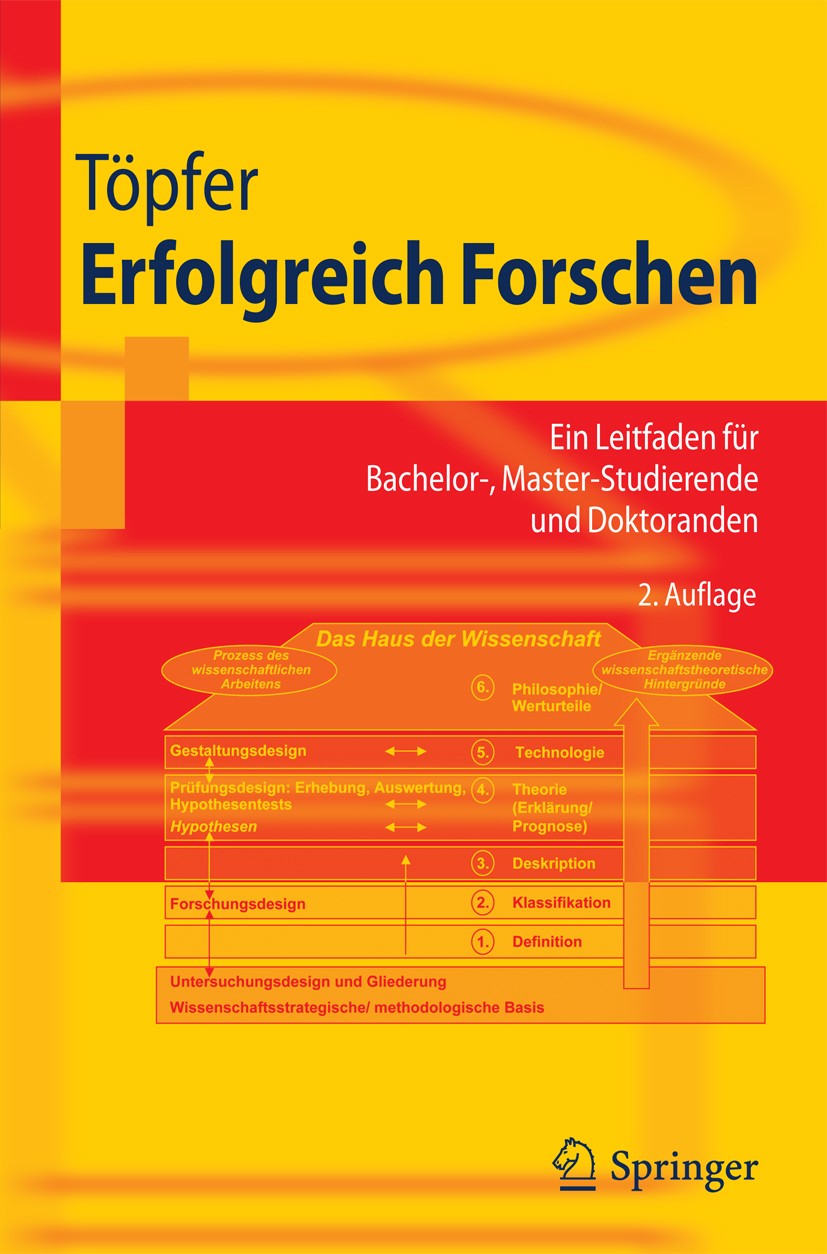 Titlebook: Erfolgreich Forschen; Ein Leitfaden für Ba Armin Töpfer Textbook 20102nd edition Springer-Verlag Berlin Heidelberg 2010 Bachelorarbeit.Betr Titlebook: Erfolgreich Forschen; Ein Leitfaden für Ba Armin Töpfer Textbook 20102nd edition Springer-Verlag Berlin Heidelberg 2010 Bachelorarbeit.Betr