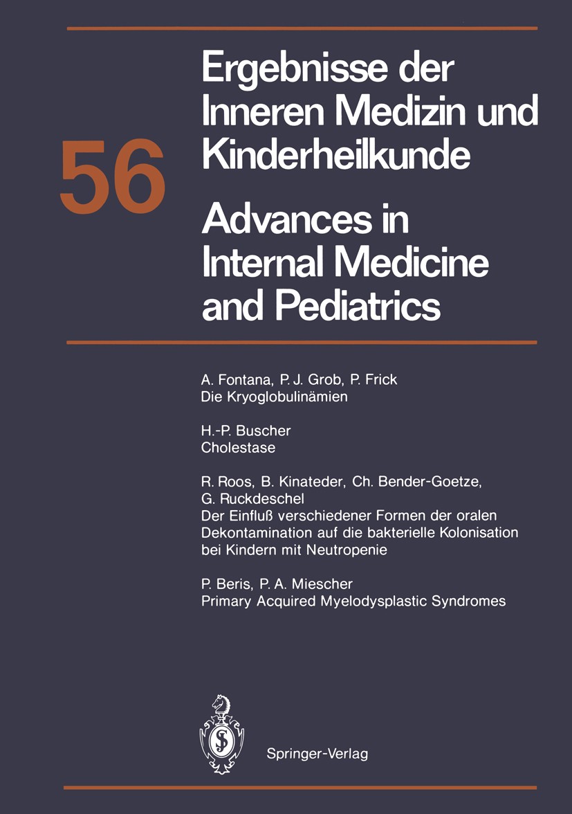 Titlebook: Ergebnisse der Inneren Medizin und Kinderheilkunde / Advances in Internal Medicine and Pediatrics; 56 P. Frick,G.-A. Harnack,A. Prader Conf Titlebook: Ergebnisse der Inneren Medizin und Kinderheilkunde / Advances in Internal Medicine and Pediatrics; 56 P. Frick,G.-A. Harnack,A. Prader Conf