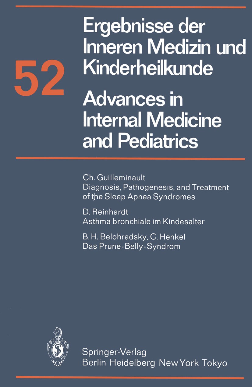 Titlebook: Ergebnisse der Inneren Medizin und Kinderheilkunde / Advances in Internal Medicine and Pediatrics; P. Frick,G.-A. Harnack,A. Prader Confer Titlebook: Ergebnisse der Inneren Medizin und Kinderheilkunde / Advances in Internal Medicine and Pediatrics; P. Frick,G.-A. Harnack,A. Prader Confer