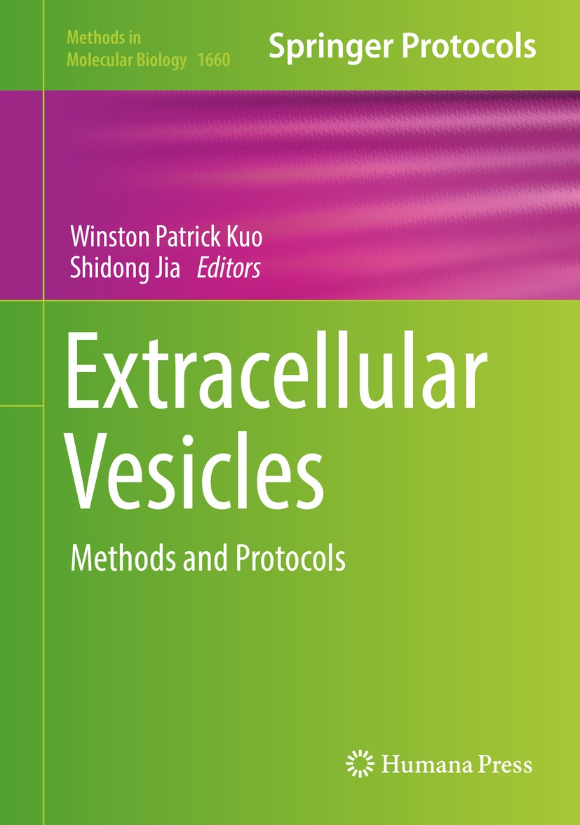 Titlebook: Extracellular Vesicles; Methods and Protocol Winston Patrick Kuo,Shidong Jia Book 2017 Springer Science+Business Media, LLC, part of Spring Titlebook: Extracellular Vesicles; Methods and Protocol Winston Patrick Kuo,Shidong Jia Book 2017 Springer Science+Business Media, LLC, part of Spring