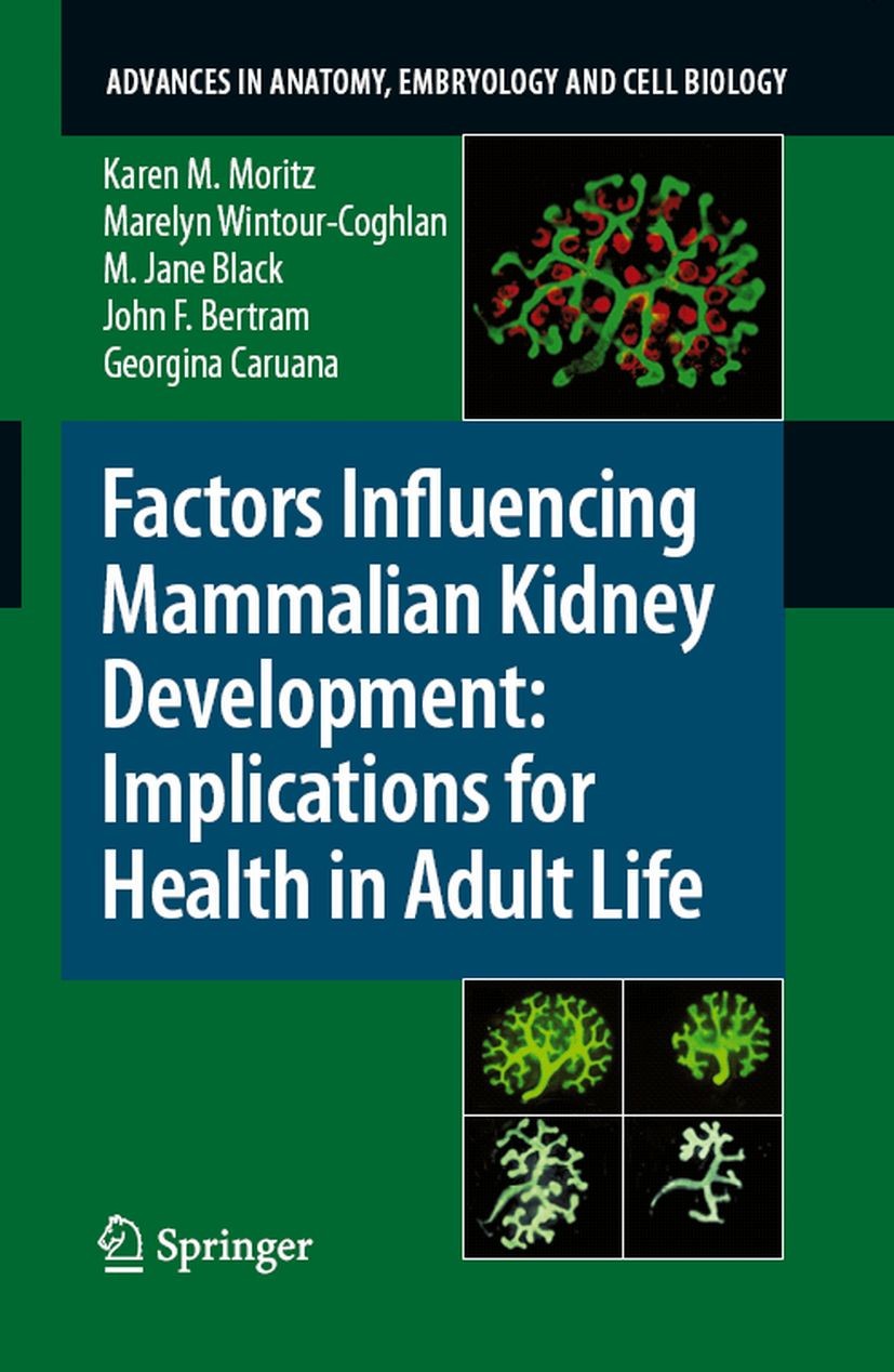 Titlebook: Factors Influencing Mammalian Kidney Development: Implications for Health in Adult Life; Karen M. Moritz,Marelyn Wintour-Coghlan,Georgina Titlebook: Factors Influencing Mammalian Kidney Development: Implications for Health in Adult Life; Karen M. Moritz,Marelyn Wintour-Coghlan,Georgina