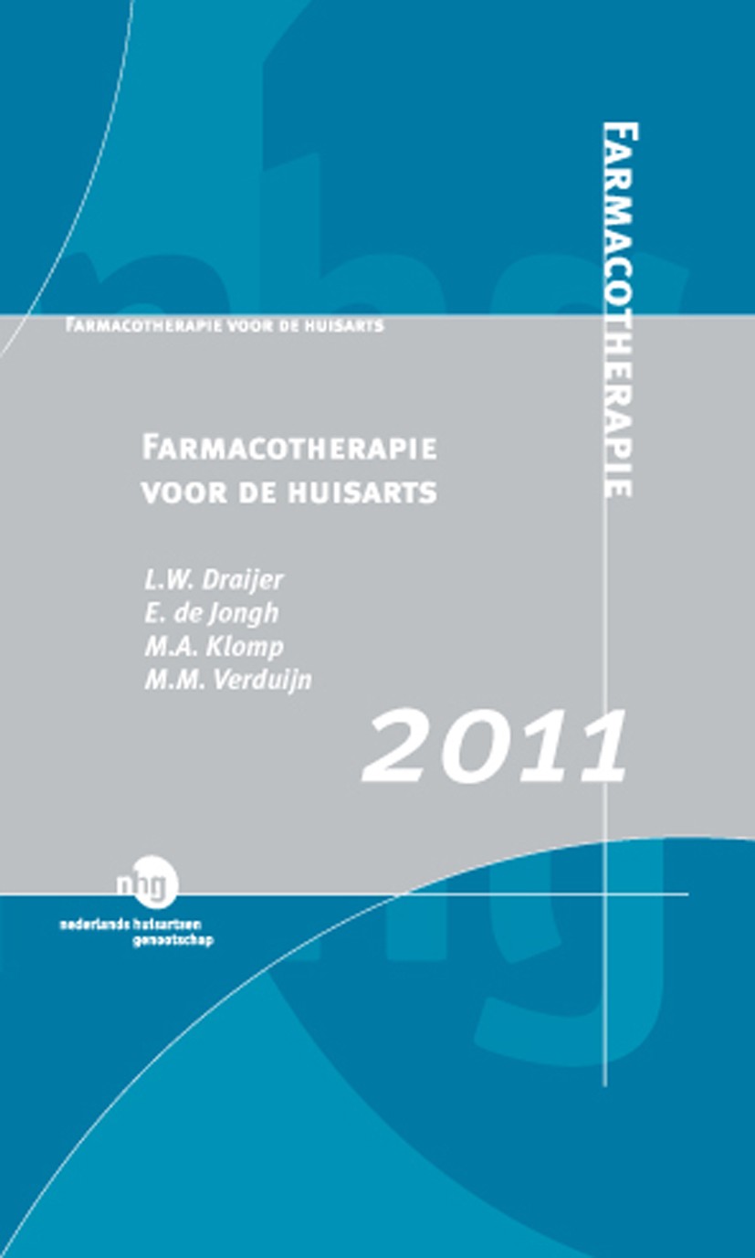 Titlebook: Farmacotherapie voor de huisarts 2011; L. W. Draijer,E. Jongh,M. M. Verduijn Book 2011Latest edition Bohn Stafleu van Loghum 2011 Titlebook: Farmacotherapie voor de huisarts 2011; L. W. Draijer,E. Jongh,M. M. Verduijn Book 2011Latest edition Bohn Stafleu van Loghum 2011