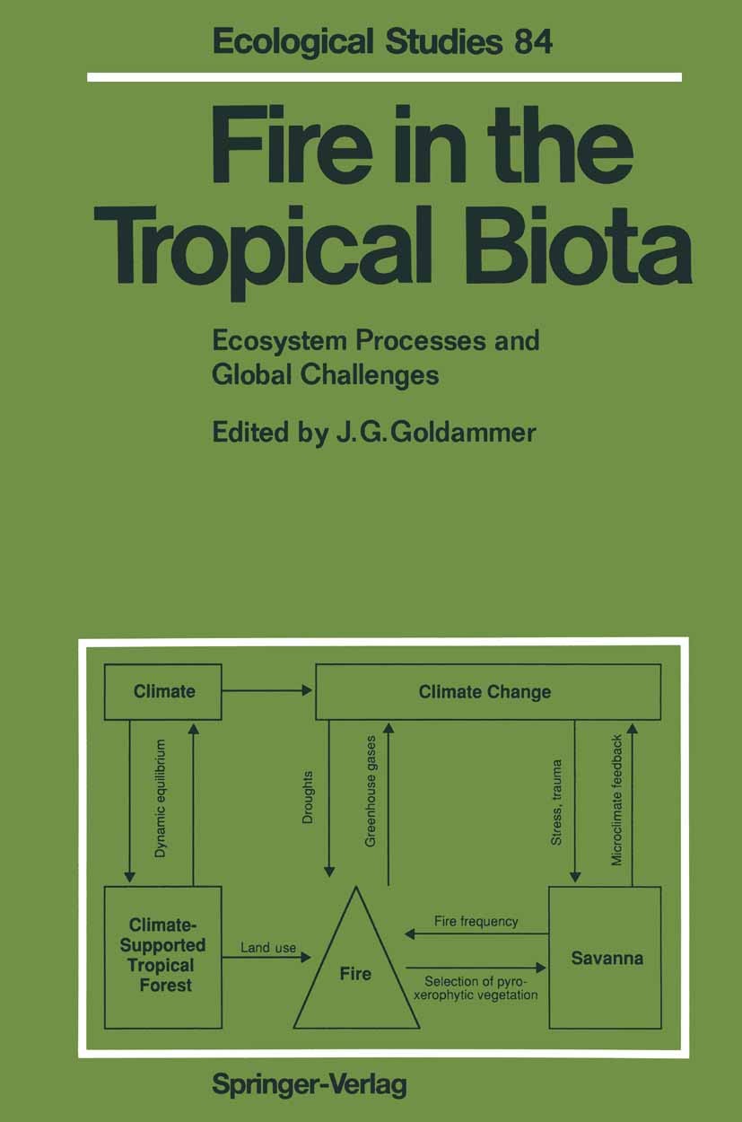 Titlebook: Fire in the Tropical Biota; Ecosystem Processes Johann Georg Goldammer Book 1990 Springer-Verlag Berlin Heidelberg 1990 Feuerökologie.Fors Titlebook: Fire in the Tropical Biota; Ecosystem Processes Johann Georg Goldammer Book 1990 Springer-Verlag Berlin Heidelberg 1990 Feuerökologie.Fors