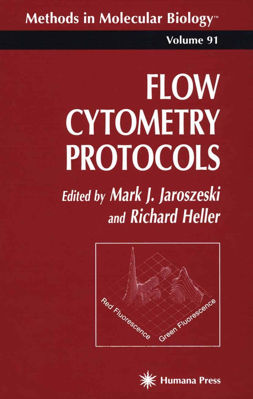 Titlebook: Flow Cytometry Protocols; Mark J. Jaroszeski,Richard Heller Book 19981st edition Springer Science+Business Media New York 1998 Titlebook: Flow Cytometry Protocols; Mark J. Jaroszeski,Richard Heller Book 19981st edition Springer Science+Business Media New York 1998