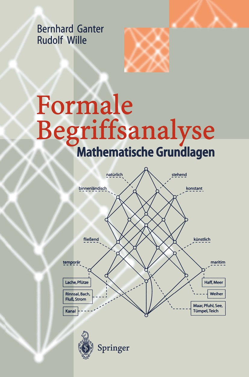 Titlebook: Formale Begriffsanalyse; Mathematische Grundl Bernhard Ganter,Rudolf Wille Textbook 19961st edition Springer-Verlag Berlin Heidelberg 1996 Titlebook: Formale Begriffsanalyse; Mathematische Grundl Bernhard Ganter,Rudolf Wille Textbook 19961st edition Springer-Verlag Berlin Heidelberg 1996