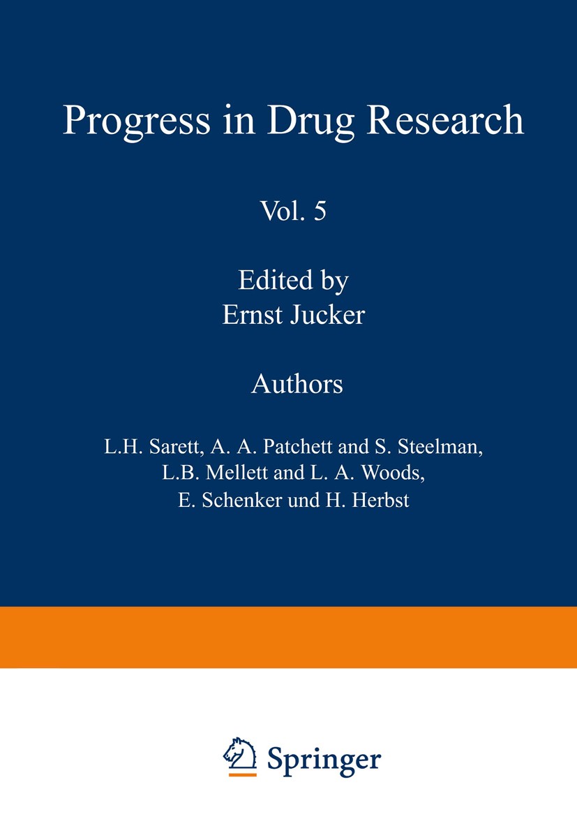 Titlebook: Fortschritte der Arzneimittelforschung /Progress in Drug Research /Progrès des recherches pharmaceut; L. H. Sarett,A. A. Patchett,H. Herbs Titlebook: Fortschritte der Arzneimittelforschung /Progress in Drug Research /Progrès des recherches pharmaceut; L. H. Sarett,A. A. Patchett,H. Herbs