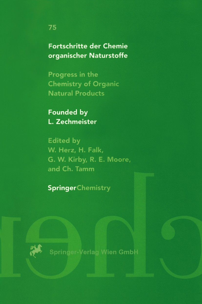 Titlebook: Fortschritte der Chemie organischer Naturstoffe / Progress in the Chemistry of Organic Natural Produ; L. A. Collett,M. T. Davies-Coleman,R Titlebook: Fortschritte der Chemie organischer Naturstoffe / Progress in the Chemistry of Organic Natural Produ; L. A. Collett,M. T. Davies-Coleman,R