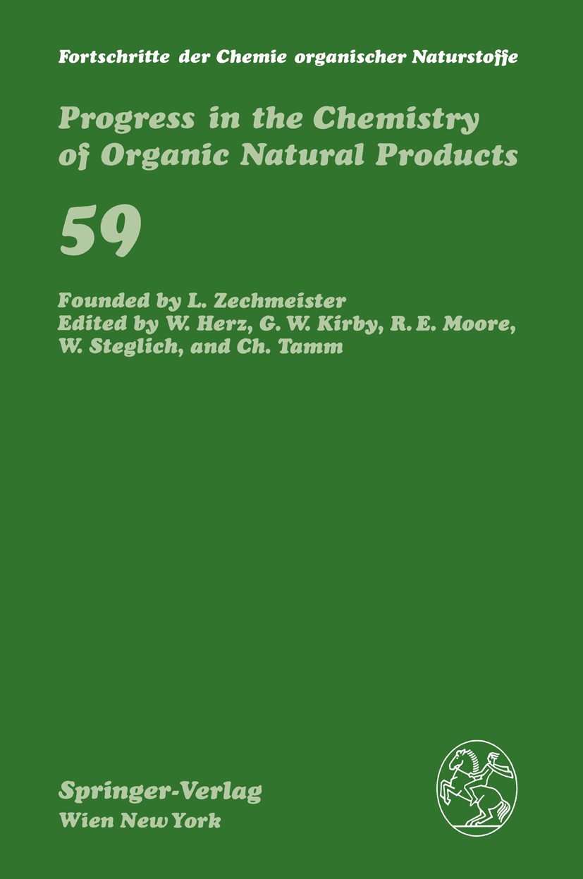 Titlebook: Fortschritte der Chemie organischer Naturstoffe / Progress in the Chemistry of Organic Natural Produ; A.-M. Eklund,S.-I. Hatanaka,I. Wahlb Titlebook: Fortschritte der Chemie organischer Naturstoffe / Progress in the Chemistry of Organic Natural Produ; A.-M. Eklund,S.-I. Hatanaka,I. Wahlb