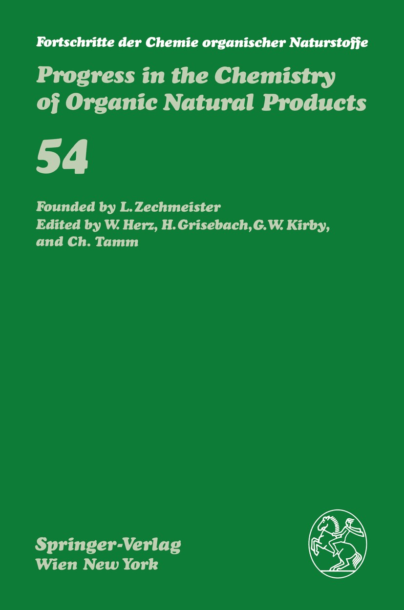 Titlebook: Fortschritte der Chemie organischer Naturstoffe / Progress in the Chemistry of Organic Natural Produ; T. Murakami,N. Tanaka,W. Herz (Profe Titlebook: Fortschritte der Chemie organischer Naturstoffe / Progress in the Chemistry of Organic Natural Produ; T. Murakami,N. Tanaka,W. Herz (Profe