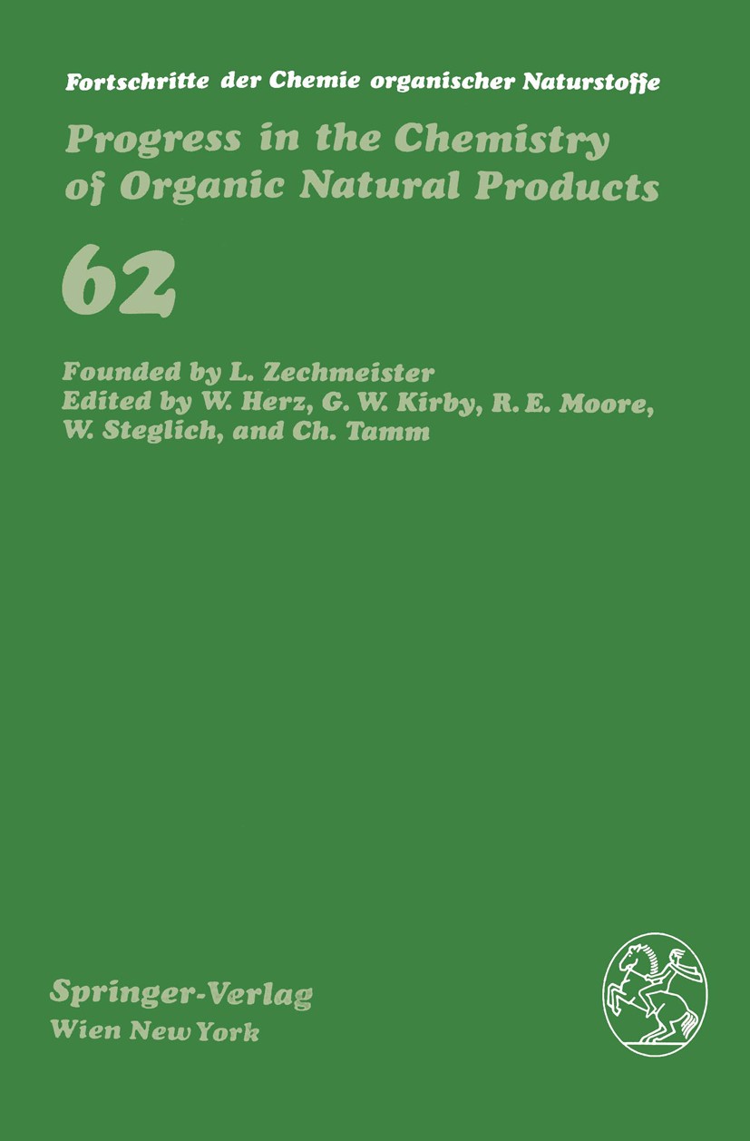 Titlebook: Fortschritte der Chemie organischer Naturstoffe / Progress in the Chemistry of Organic Natural Produ; S. V. Bhat,L. Minale,F. Zollo,W. Her Titlebook: Fortschritte der Chemie organischer Naturstoffe / Progress in the Chemistry of Organic Natural Produ; S. V. Bhat,L. Minale,F. Zollo,W. Her