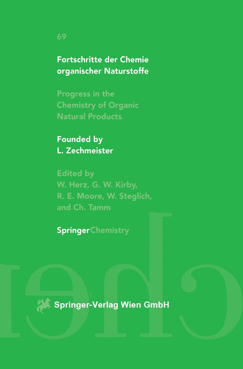 Titlebook: Fortschritte der Chemie organischer Naturstoffe Progress in the Chemistry of Organic Natural Product; D. Deepak,J. F. Grove,S. Srivastava, Titlebook: Fortschritte der Chemie organischer Naturstoffe Progress in the Chemistry of Organic Natural Product; D. Deepak,J. F. Grove,S. Srivastava,