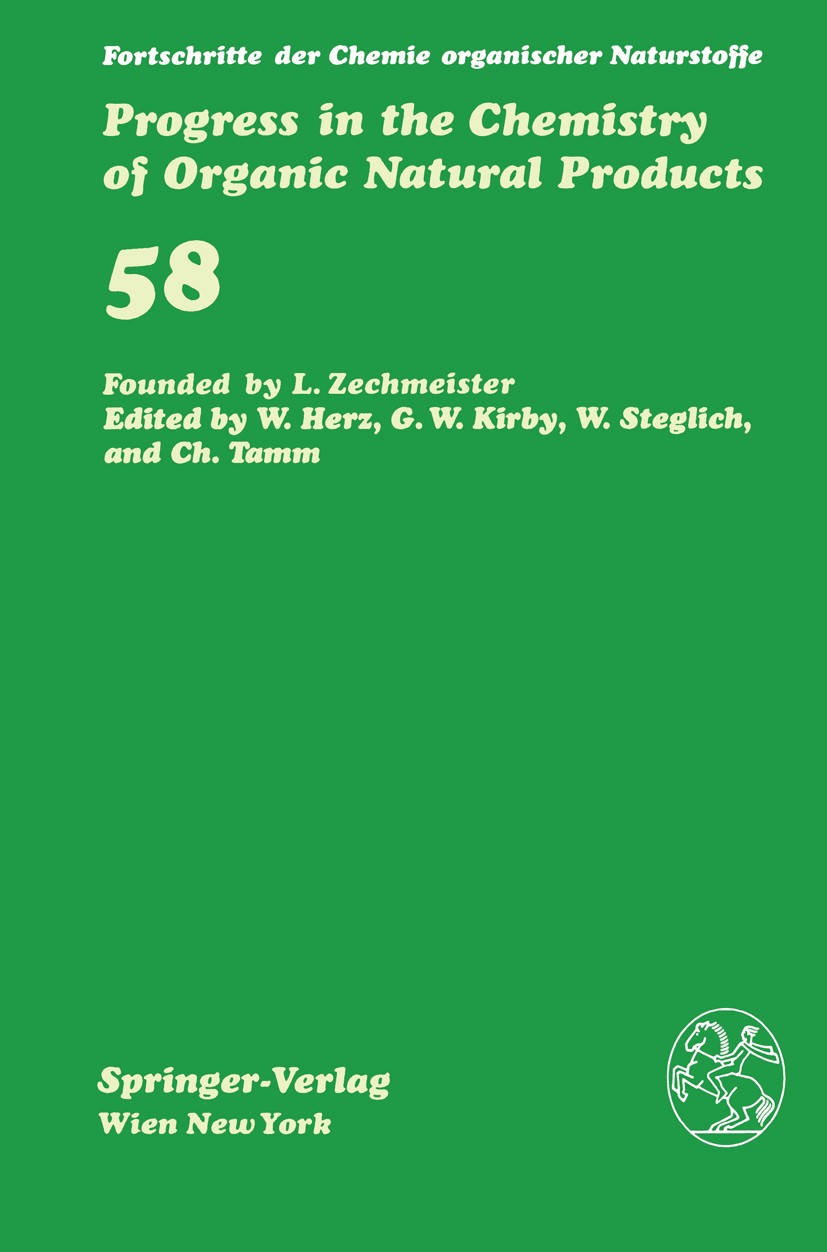 Titlebook: Fortschritte der Chemie organischer Naturstoffe / Progress in the Chemistry of Organic Natural Produ; R. D. H. Murray,J. A. Robinson,W. He Titlebook: Fortschritte der Chemie organischer Naturstoffe / Progress in the Chemistry of Organic Natural Produ; R. D. H. Murray,J. A. Robinson,W. He