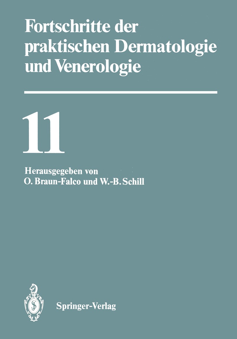 Titlebook: Fortschritte der praktischen Dermatologie und Venerologie; Vorträge der XI. For Otto Braun-Falco (o.ö. Professor für Dermatologie Conferen Titlebook: Fortschritte der praktischen Dermatologie und Venerologie; Vorträge der XI. For Otto Braun-Falco (o.ö. Professor für Dermatologie Conferen