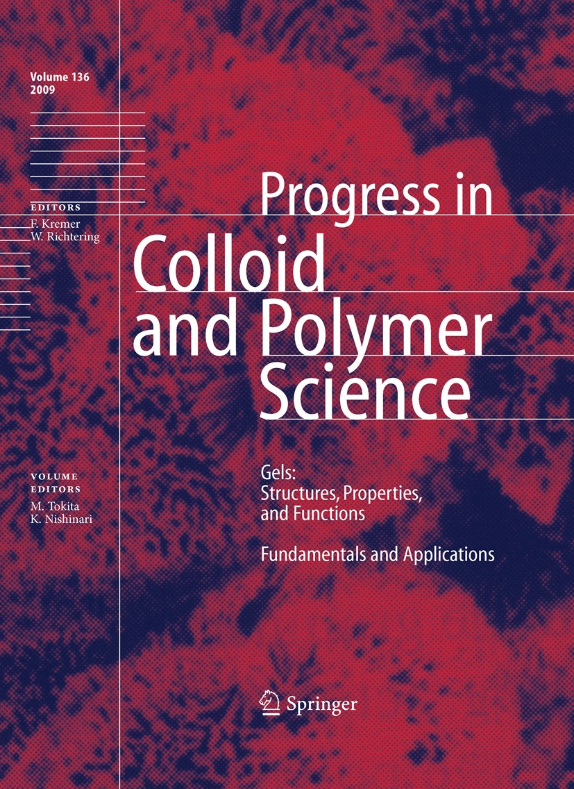 Titlebook: Gels: Structures, Properties, and Functions; Fundamentals and App Masayuki Tokita,Katsuyoshi Nishinari Conference proceedings 2009 Springer Titlebook: Gels: Structures, Properties, and Functions; Fundamentals and App Masayuki Tokita,Katsuyoshi Nishinari Conference proceedings 2009 Springer