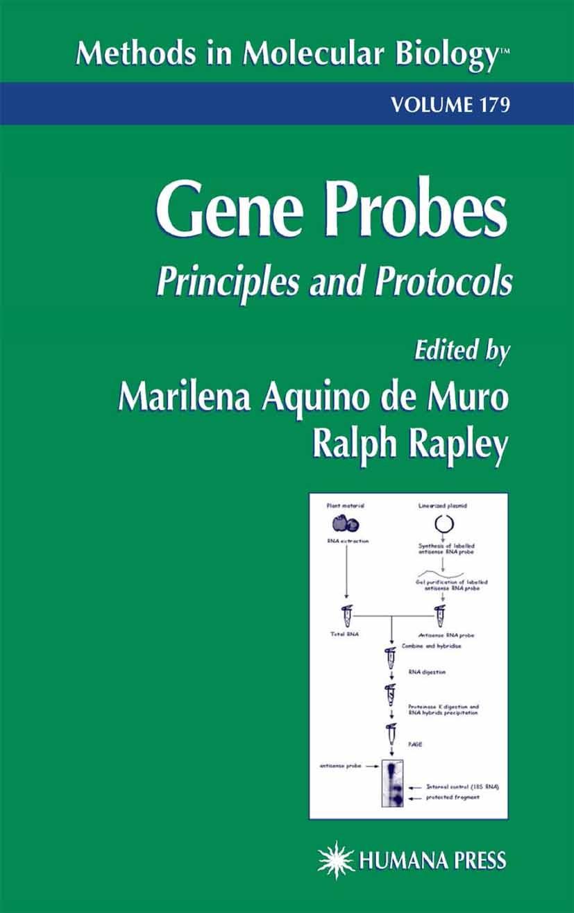 Titlebook: Gene Probes; Principles and Proto Marilena Aquino Muro,Ralph Rapley Book 2002 Humana Press 2002 Titlebook: Gene Probes; Principles and Proto Marilena Aquino Muro,Ralph Rapley Book 2002 Humana Press 2002