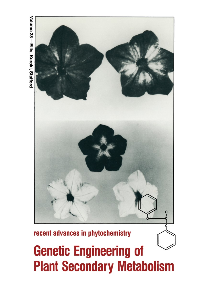Titlebook: Genetic Engineering of Plant Secondary Metabolism; Brian E. Ellis,Gary W. Kuroki,Helen A. Stafford Book 1994 Springer Science+Business Med Titlebook: Genetic Engineering of Plant Secondary Metabolism; Brian E. Ellis,Gary W. Kuroki,Helen A. Stafford Book 1994 Springer Science+Business Med