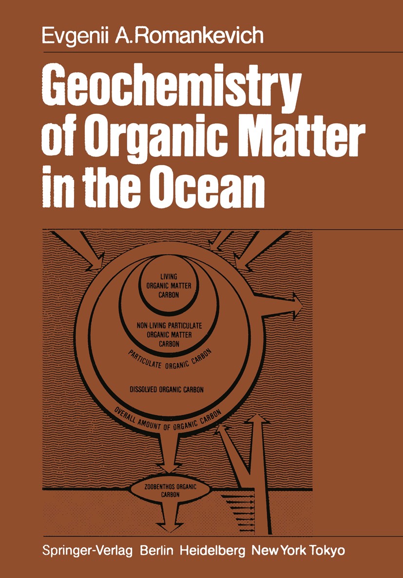Titlebook: Geochemistry of Organic Matter in the Ocean; Evgenii A. Romankevich Book 1984 Springer-Verlag Berlin Heidelberg 1984 Matter.Ocean.chemistr Titlebook: Geochemistry of Organic Matter in the Ocean; Evgenii A. Romankevich Book 1984 Springer-Verlag Berlin Heidelberg 1984 Matter.Ocean.chemistr