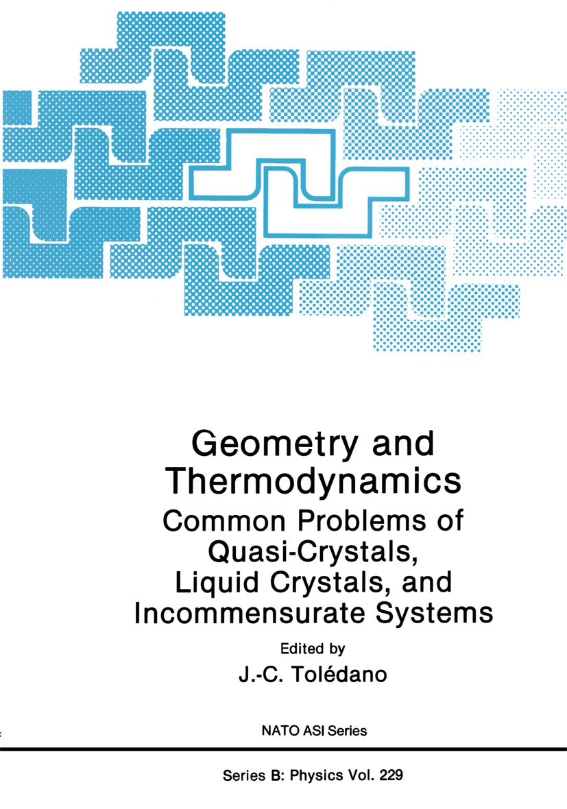 Titlebook: Geometry and Thermodynamics; Common Problems of Q J.-C. Tolédano Book 1990 Springer Science+Business Media New York 1990 aluminium.barium.b Titlebook: Geometry and Thermodynamics; Common Problems of Q J.-C. Tolédano Book 1990 Springer Science+Business Media New York 1990 aluminium.barium.b