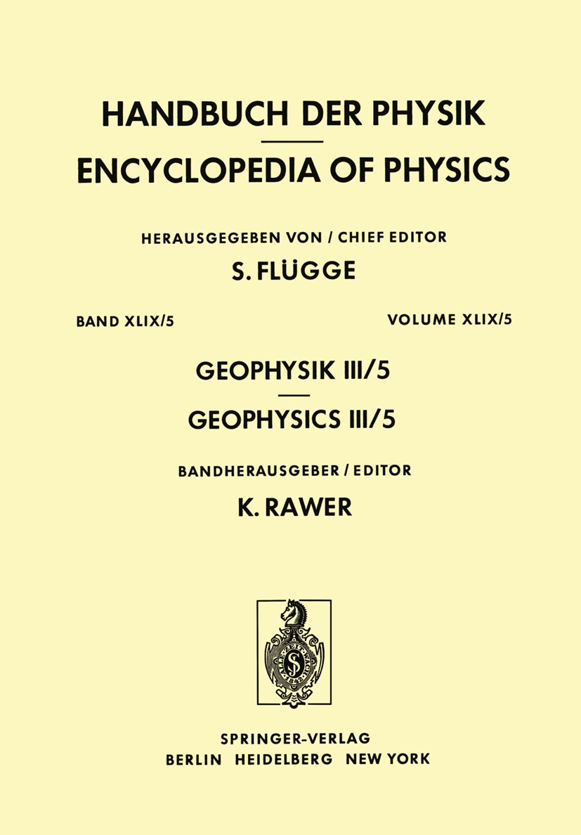 Titlebook: Geophysik III / Geophysics III; Teil V / Part V Ja. L. Al’pert,T. K. Breus,W. L. Webb,Karl Rawer Book 1976 Springer-Verlag Berlin Heidelber Titlebook: Geophysik III / Geophysics III; Teil V / Part V Ja. L. Al’pert,T. K. Breus,W. L. Webb,Karl Rawer Book 1976 Springer-Verlag Berlin Heidelber